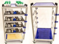 Мобильная стойка для хранения наборов ГИА по химии - fgospostavki.ru - Тула