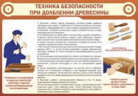 Стенд "Техника безопасности при долблении древесины" - fgospostavki.ru - Тула