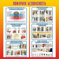 Стенд "Пожарная безопасность" Вариант 4 - fgospostavki.ru - Тула
