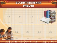 Стенд "Воспитательная работа" - fgospostavki.ru - Тула