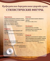 Стенд "Стилистические фигуры" Вариант 2 - fgospostavki.ru - Тула