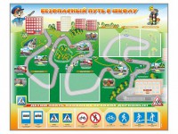 Стенд "Безопасный путь в школу" с комплектом сменных карточек - fgospostavki.ru - Тула