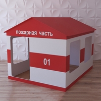Детский игровой домик «Пожарная служба» - fgospostavki.ru - Тула
