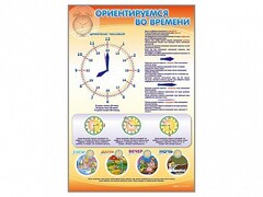 Стенд "Ориентируемся во времени" Вариант 1 - fgospostavki.ru - Тула