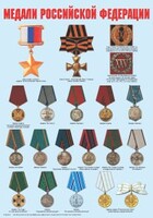Комплект плакатов "Ордена и медали Российской Федерации" - fgospostavki.ru - Тула
