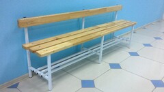 Скамья для раздевалок со спинкой (2,5 метра) - fgospostavki.ru - Тула