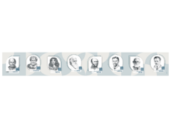 Стенд-лента "Выдающиеся ученые-биологи" - fgospostavki.ru - Тула