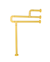 Поручень напольно-настенный с антибактериальным покрытием (желтый) - fgospostavki.ru - Тула