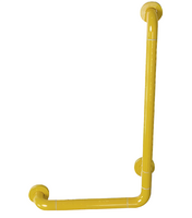 Поручень опорный L-образный вертикальный (желтый) - fgospostavki.ru - Тула