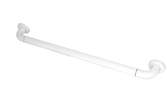 Поручень прямой с антибактериальным покрытием (белый) - fgospostavki.ru - Тула