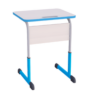 Парта SMARTY KEY одноместная регулируемая по высоте с антивандальной кромкой - fgospostavki.ru - Тула