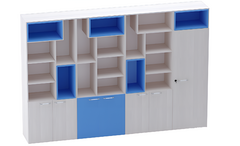 Комплект шкафов Smarty  для кабинета - fgospostavki.ru - Тула