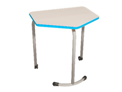 Стол мобильный модульный трапециевидный FLEXY с антивандальной кромкой - fgospostavki.ru - Тула