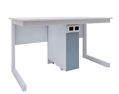 Стол ученический для кабинета физики/биологии двухместный - fgospostavki.ru - Тула