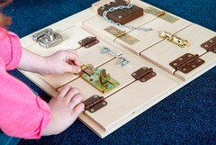 Тактильно-развивающая панель “Замочки” - fgospostavki.ru - Тула