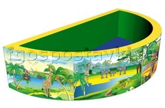 Сухой бассейн полукруглый с шелкографией - fgospostavki.ru - Тула