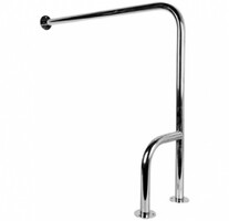 Поручень стационарный Г-образный (правая) - fgospostavki.ru - Тула