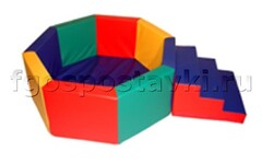 Сухой бассейн восьмигранный с лесенкой - fgospostavki.ru - Тула