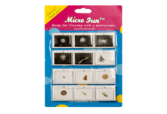Набор микропрепаратов для стереомикроскопа №13 «Соль, кирпич, лист дерева и пр.» - fgospostavki.ru - Тула