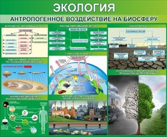 Стенд "Экология. Антропогенное воздействие на биосферу" - fgospostavki.ru - Тула