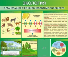 Стенд "Экология. Организация и функционирование сообществ" - fgospostavki.ru - Тула