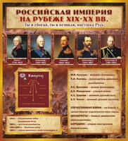 Стенд "Российская Империя" - fgospostavki.ru - Тула