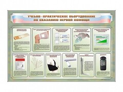 Стенды "Учебно-практическое оборудование по оказанию первой помощи" - fgospostavki.ru - Тула