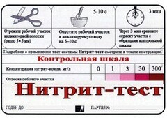 Тест-система "Нитрит-тест" - fgospostavki.ru - Тула