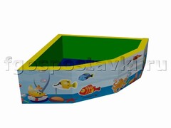 Сухой бассейн угловой с шелкографией - fgospostavki.ru - Тула