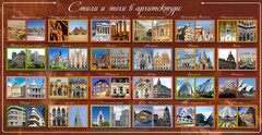 Стенд "Стили и эпохи в архитектуре" - fgospostavki.ru - Тула