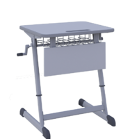 Парта NOMAD V одноместная регулируемая по высоте с антивандальной кромкой - fgospostavki.ru - Тула