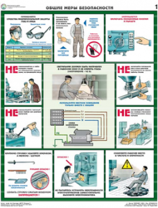 Комплект плакатов "Безопасность работ на металлообрабатывающих станках" - fgospostavki.ru - Тула