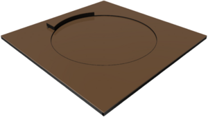 Обруч с сегментом для толкания ядра - fgospostavki.ru - Тула