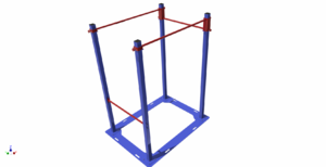 Перекладина четверная для подтягивания (ГТО) - fgospostavki.ru - Тула