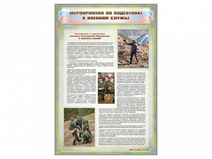 Стенд "Мероприятия обязательной подготовки граждан к военной службе" - fgospostavki.ru - Тула
