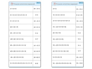 Комплект карточек (10) "Обучающий калейдоскоп. Умножение на 7, 8 и 9" - fgospostavki.ru - Тула