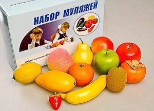 Набор муляжей фруктов - fgospostavki.ru - Тула