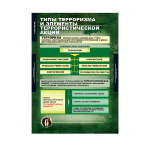 Комплект таблиц. ОБЖ. Терроризм. - fgospostavki.ru - Тула