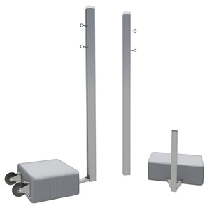 Бадминтонные стойки мобильные (с противовесами, на колесах) - fgospostavki.ru - Тула