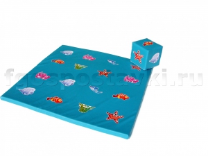 Игровой мат "Море" с кубиком - fgospostavki.ru - Тула