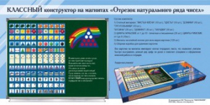 Отрезок натурального ряда чисел. Классный конструктор на магнитах - fgospostavki.ru - Тула