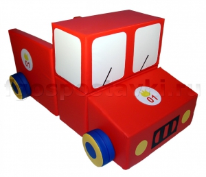 Каталка «Пожарная машина» большая - fgospostavki.ru - Тула