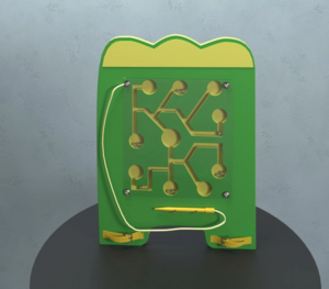 Бизиборд «Зеленый лабиринт» - fgospostavki.ru - Тула