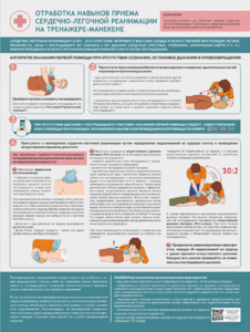 Стенд "Отработка приемов сердечно-легочной реанимации на тренажере-манекене" - fgospostavki.ru - Тула