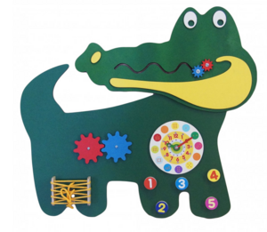 Бизиборд «Зеленый крокодил» - fgospostavki.ru - Тула