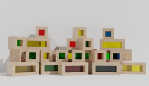 Детский развивающий набор из разноцветных элементов - fgospostavki.ru - Тула