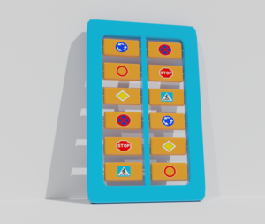 Игровая панель «Дорожные знаки»  - fgospostavki.ru - Тула