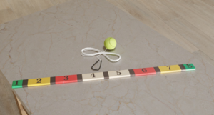 Мяч-маятник и планка для отбивания с цифрами - fgospostavki.ru - Тула