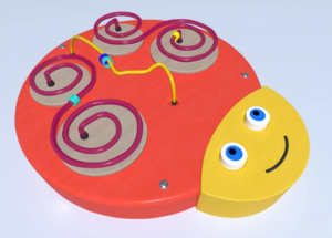 Настенный игровой элемент в виде головы гусеницы - fgospostavki.ru - Тула