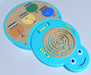 Настенный игровой элемент «Гусеница» - fgospostavki.ru - Тула